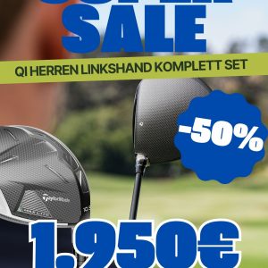 TaylorMade Qi Linkshand Regular Leihset - jetzt im Verkauf
